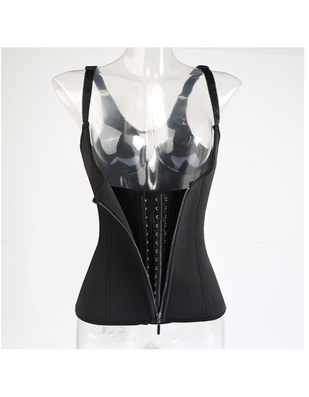 Zipper & Hook Women Waist Trainer Corset Vest m1399
