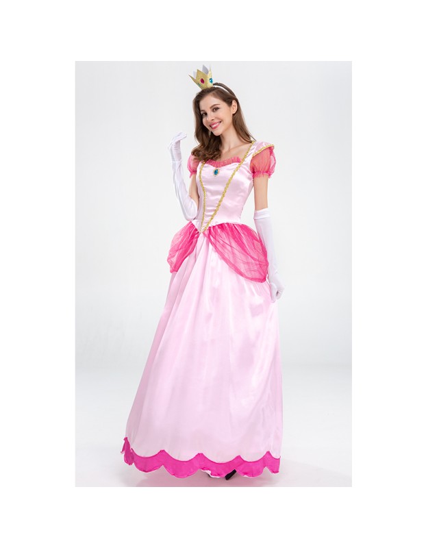 Mary Stage Palace Party Queen Dress Pink Peach Blossom Princess Dress YM2896