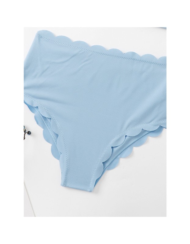 Comfortable Cotton Two Piece Bikini Set Swimwear Women Swimsuit  A2214