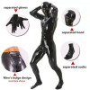 Wetlook Full Body Mens Sexy Latex Catsuit Pvc Bodysuit Stretchy Sheath Zentai XX6819