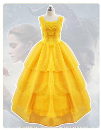 Beauty and Beast Belly Dance DressM40504