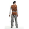 Men Pirates Of The Caribbean Costume Game Halloween Knight Costume XY82239