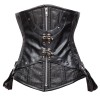 Plus Size 6XL Zipper Steel Boned Lace Up Corset M1423