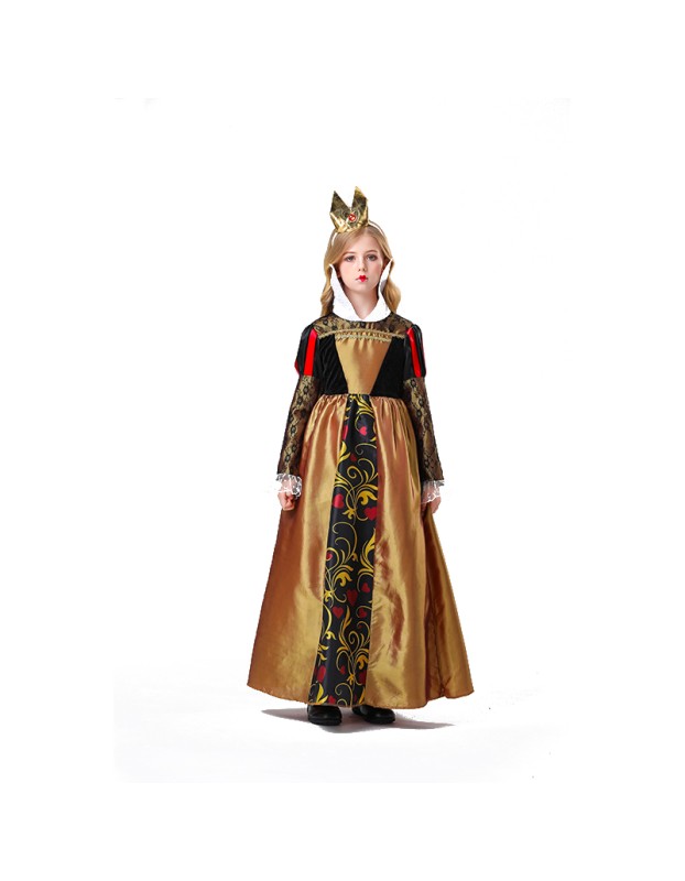Children's Game Uniform Cosplay Princess of Hearts Dress Girl Cosplay Costume YM5822