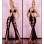 long sexy satin bodysuit m6057
