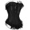 sexy black lace bundle of edge corset m1593