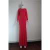 Red Top Style Long Maxi Dress M3994b