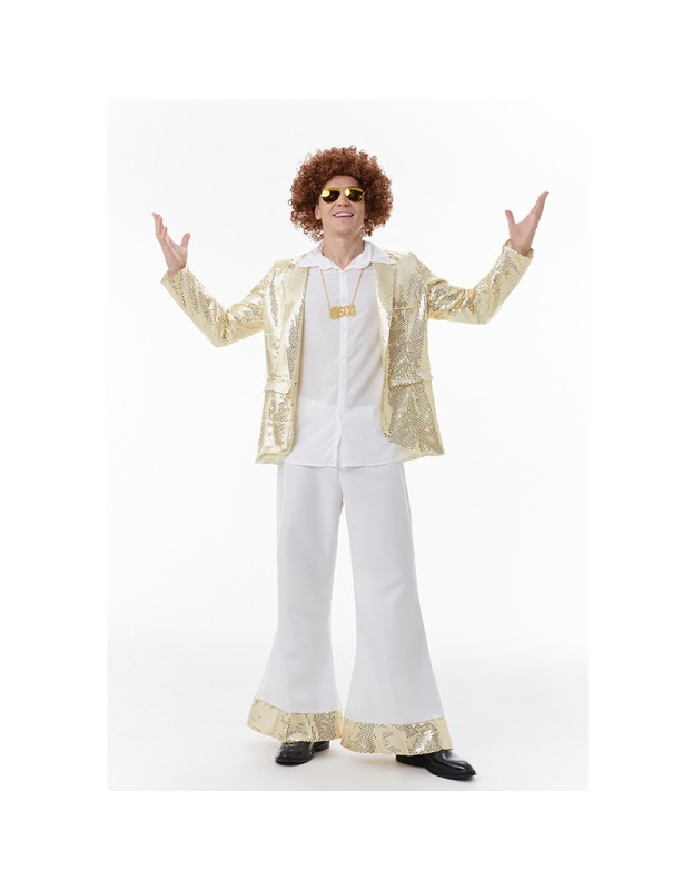 Men Cosplay Casual Dance Sequin Suit Costume Halloween Hip Hop Costume MS1732