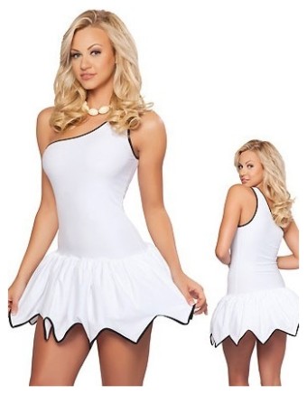 lotus hem features sexy babydoll m3396