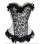 elegant white lace bundle of edge corset m1733B