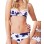 Fancy Print Summer Bikinis M5417