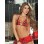 red 2-piece mini dress m3557