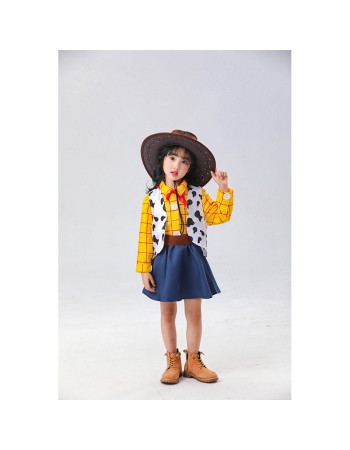 Halloween Cosplay Children's Western Cowboy Costume Party Stage DL2008
