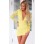 Sexy Yellow Mini Dress M3899b
