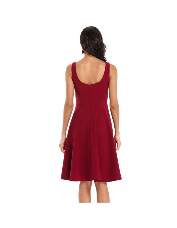 Hanging Shoulder Night Sexy Dress Vintage Women Club Dresses CD1762