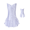 white tops satin corset m1245a