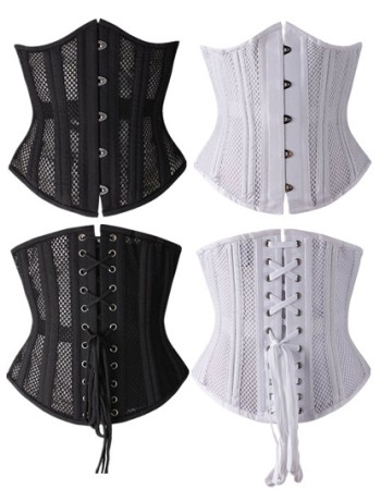 Women two colors steel bones corsets M1344