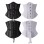 Women two colors steel bones corsets M1344