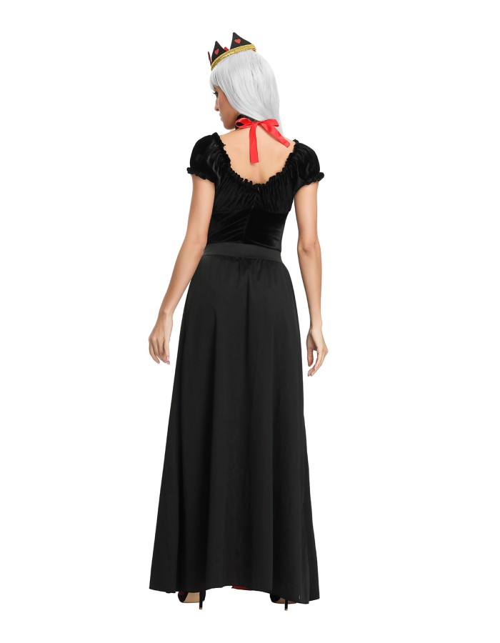 Poker Red Queen Of Hearts Costume m40684