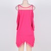 Solid Sexy Sleepwear Plus Size Sleep Dress M30361