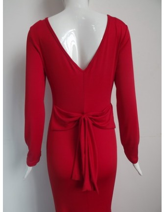 Fashion Top Red Long Evening Dress M2304c