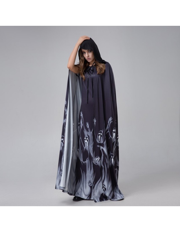 Halloween Costume Skeleton Ghost Bride Movie Role-Playing Game Uniform YM8717