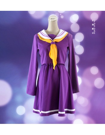 No Game No Life Shiro Emboitement Heroine Purple Sailor Suit M40518