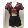 Sexy School Girls Halloween Costume Uniform M40351