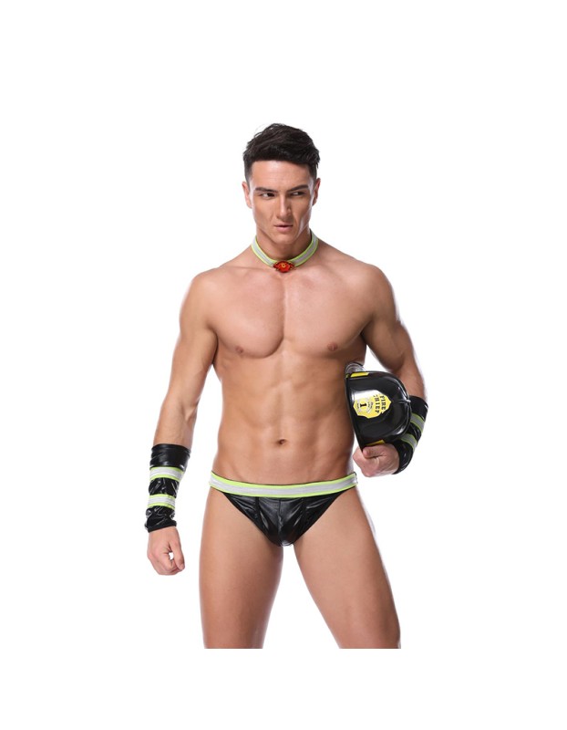 Firemen Adult Sex Costumes Uniform Neckties Mens Underwear Sexy 20195