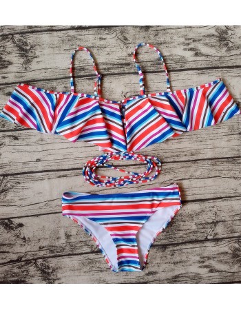 2017 New two piece Strappy Bathing Suit micro bikini Set Swimwear Women Sexy