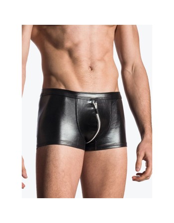 Patent Leather Zipper Black Short Pant Slim Men's Leggings Thin Nightclub N805