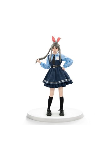 Halloween Crazy Zootopia Cartoon Cosplay Officer Judy Rabbit Costume DL2046