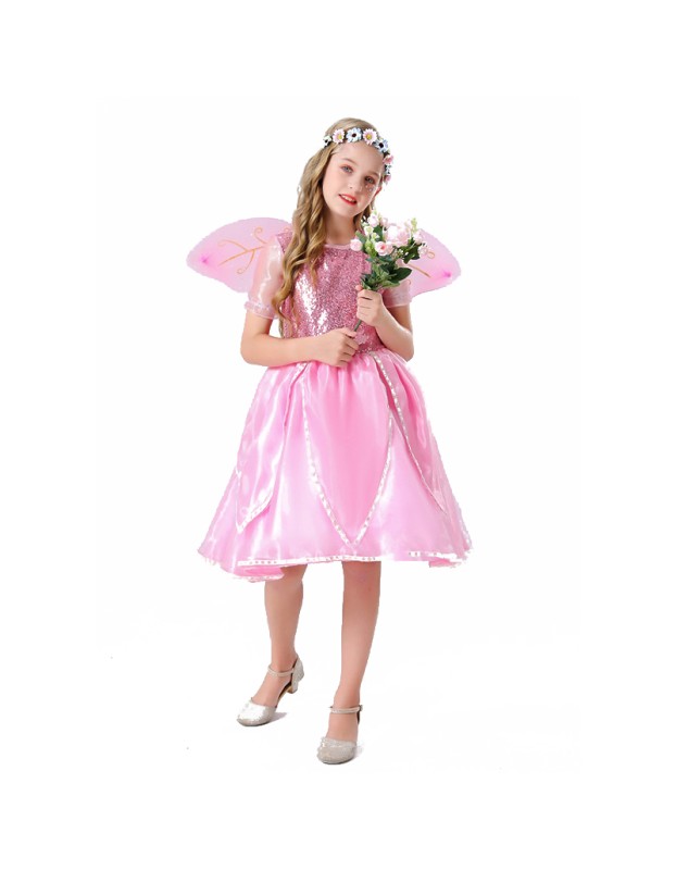 Halloween Children Costume Flower Fairy Play Costume Girl Fairy Costume YM5603