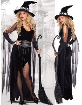 Sexy Halloween Witch Costume M40273