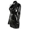 Sexy Women Expose Bust Fetish Leather Dress Lingerie M7106