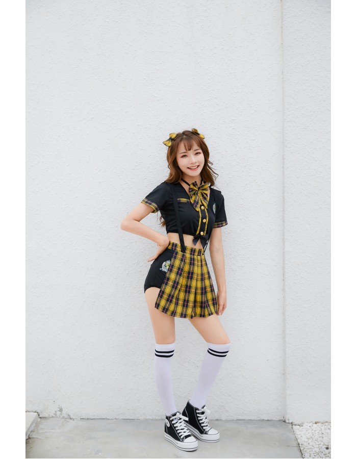 Japanese school girl Dress  cheerleading  performance clothes M40709