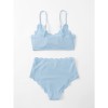 Comfortable Cotton Two Piece Bikini Set Swimwear Women Swimsuit  A2214