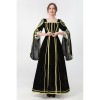 Medieval Court Witch Costume Cosplay Halloween Stage Performance Dress YM9307