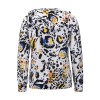 Coat Jacket Floral Print Long-Sleeved Pullover Casual Women Hoodies Fashionable LQ156