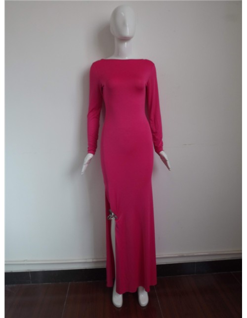 Fashion Long Sleeves Top Maxi Dress M3977