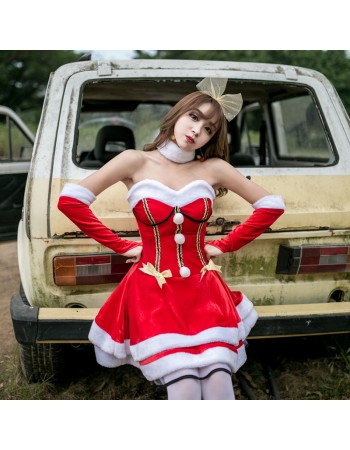 2018 Sweet Cat Christmas Dress M1187