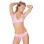 Lovely girl pink bikini suit M5048