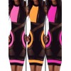 Colorful Design Adult Mini Women Bandage Bodycon Dress M3818