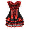 Purple Waist Corset With Skirt M1416