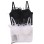 Fashion Lace Mesh Suspender Hollowed Out Vest Sexy Feather Wipe Chest KN8058