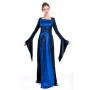 blue long sleeve empress ball dress m4846