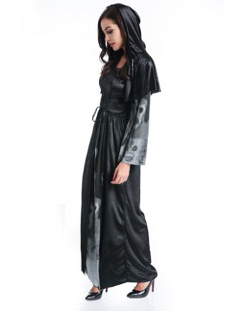 Halloween Gothic Sexy Vampire Costume with Hooded M40326