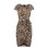 Leopard Print Elegant Dress M30398