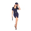 Blue Policewoman Halloween Costume Game Uniform Role Play Women Dress SM017