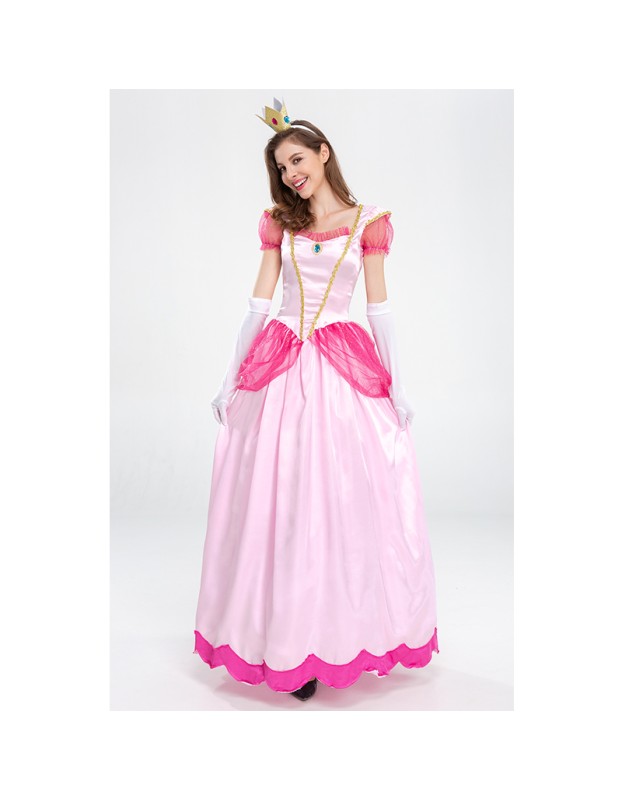 Mary Stage Palace Party Queen Dress Pink Peach Blossom Princess Dress YM2896